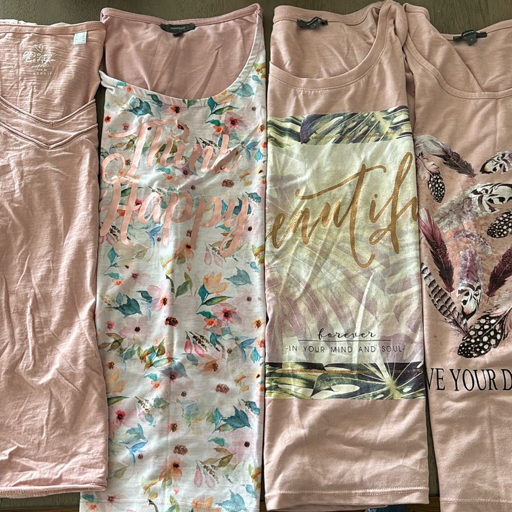 Set 4 at t-shirts Montego&Esprit